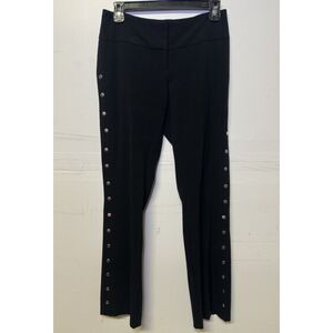 Y2K‎ Cache Bootcut Snap Leg Black Dress Pants Vintage Size 0